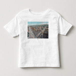 Camiseta Infantil Vista aérea do CityOakland, CA