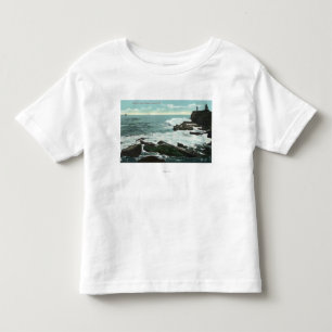 Camiseta Infantil Vista cénico da casa de campo do cabo da costa