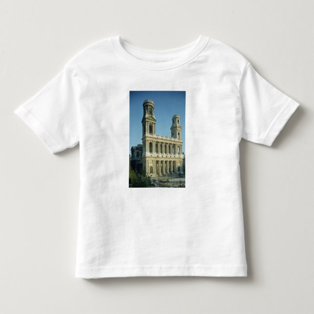 Camiseta Infantil Vista da fachada da igreja de (Frente)