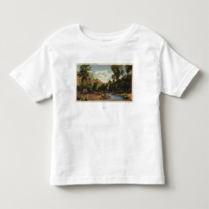 Camiseta Infantil Vista da garganta do Palm Springs