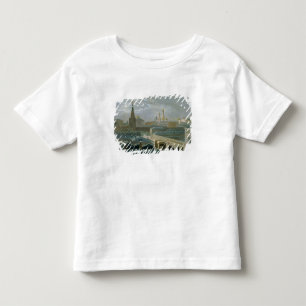 Camiseta Infantil Vista da Moscovo Kremlin, 1840's