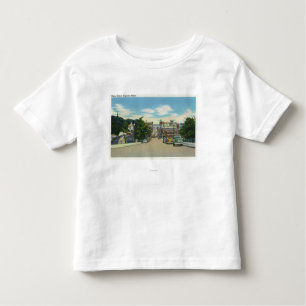 Camiseta Infantil Vista da rua da água