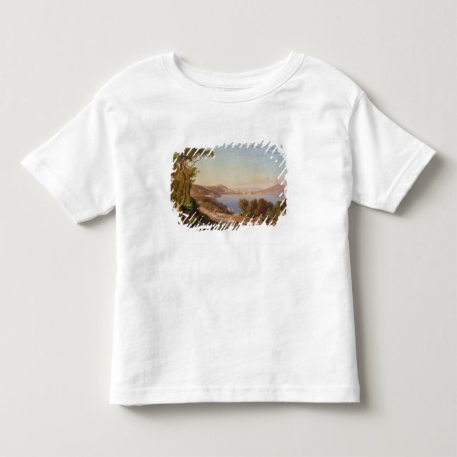Camiseta Infantil Vista de Nápoles (Frente)