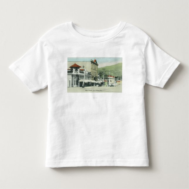 Camiseta Infantil Vista de StreetLos principal Gatos, CA 2 (Frente)