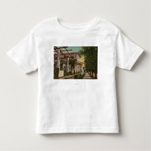 Camiseta Infantil Vista do hotel Maryland & do Pergola