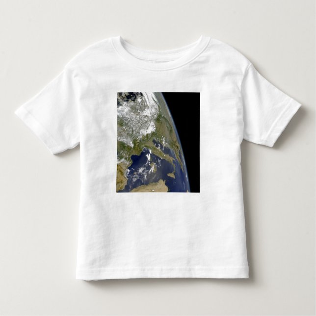 Camiseta Infantil Vista do Mediterrâneo Ocidental (Frente)