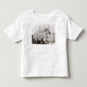 Camiseta Infantil Vista do Panopticon real da ciência e