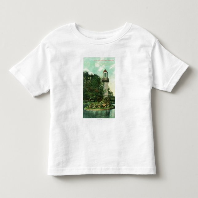 Camiseta Infantil Vista do parque LighthouseDetroit de Palmer, MI (Frente)