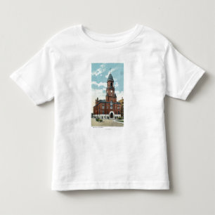 Camiseta Infantil Vista exterior da câmara municipal
