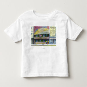 Camiseta Infantil Vista exterior da casa de Paul Revere