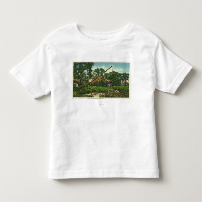 Camiseta Infantil Vista exterior da casa velha de Harlow # 2 (Frente)