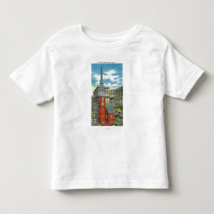 Camiseta Infantil Vista exterior da igreja sul velha