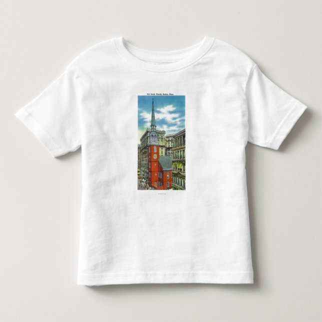 Camiseta Infantil Vista exterior da igreja sul velha (Frente)