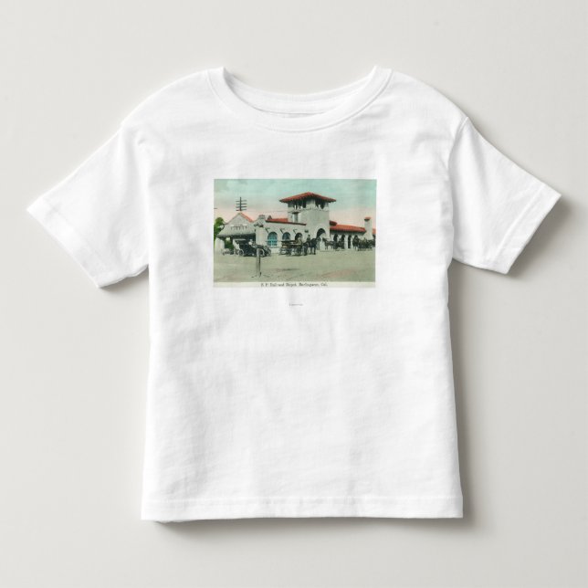 Camiseta Infantil Vista exterior do depósito pacífico do sul 4 (Frente)