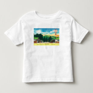 Camiseta Infantil Vista exterior do Rambi MotelLakehead, CA