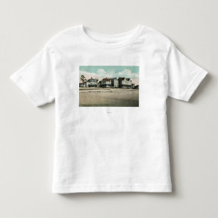 Camiseta Infantil Vista exterior dos hotéis de Atlântico e de Abbo