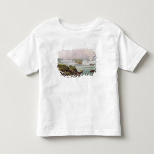Camiseta Infantil Vista geral de Niagara Falls do lado canadense