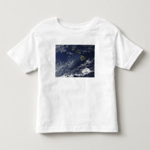 Camiseta Infantil Vista satélite da névoa vulcânica