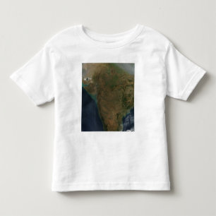 Camiseta Infantil Vista satélite de India central