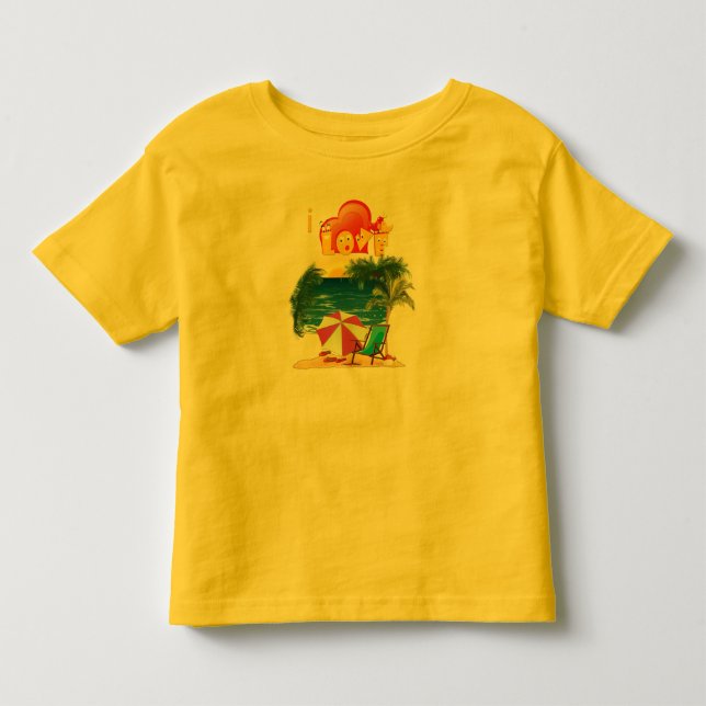 Camiseta Infantil Visto Praia (Frente)