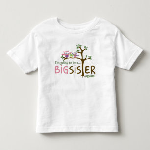 Camiseta Infantil Vou ser uma IRMÃ GRANDE DE NOVO!