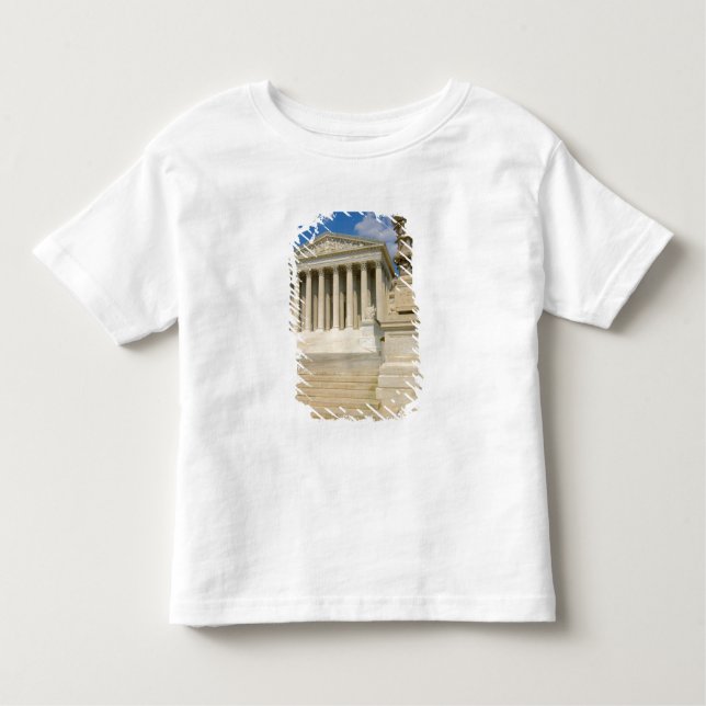 Camiseta Infantil Washington, C.C., construção da corte suprema (Frente)