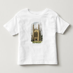 Camiseta Infantil West End da Faculdade Capela do rei, Cambridge, de
