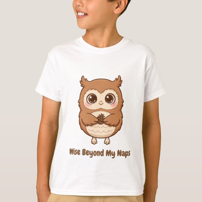 Camiseta infantil Wise Beyond My Naps (Frente)