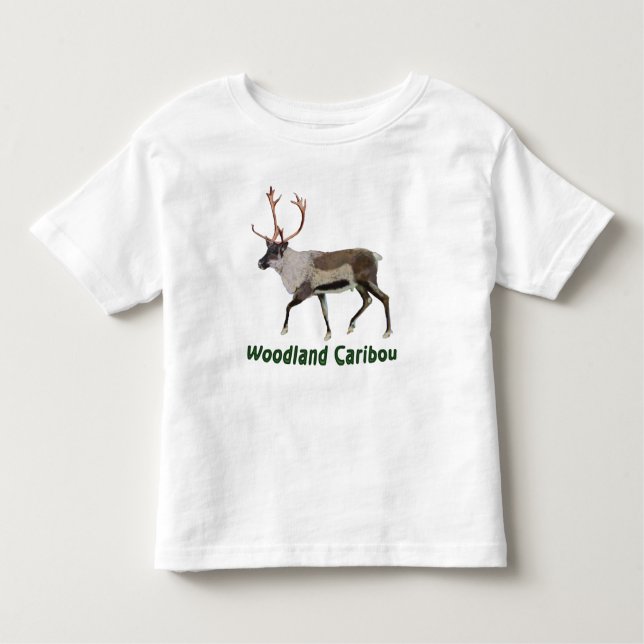 Camiseta Infantil Woodland Cariou (Frente)