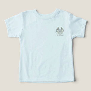 Camiseta Infantil Worn Calm — Arte de Crayon de Tr