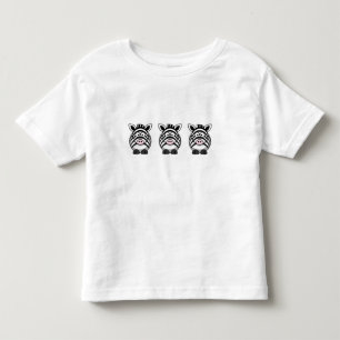Camiseta Infantil Zebra bonito