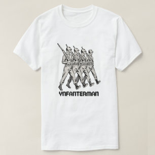 Camiseta infantrista em Frísico - ynfanterman
