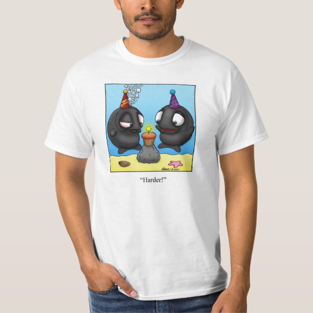 Camiseta "inferior" nevoenta engraçada dos (Frente)