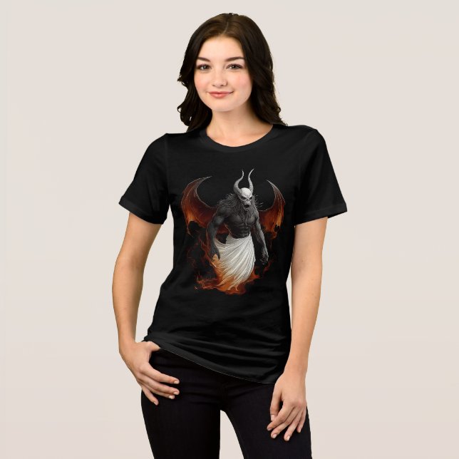 Camiseta Infernal Demon in White Wrath Robe (Frente Completa)
