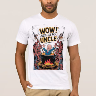 Camiseta Inferno Banquete Cannibals Ate Meu Tio Joe Biden