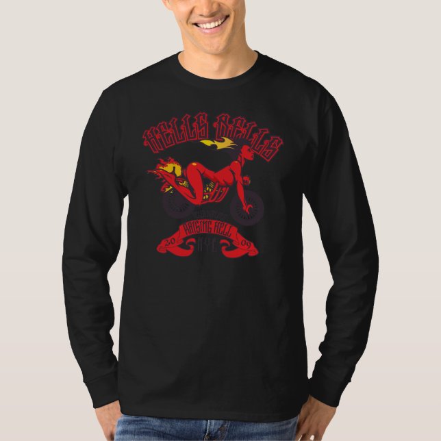 Camiseta Inferno de levantamento de Bels dos infernos (Frente)