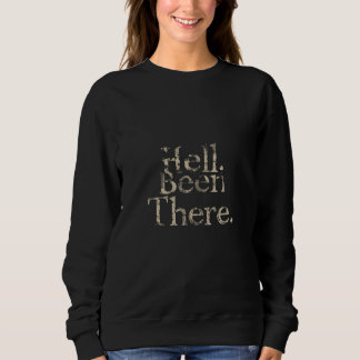 Camiseta “Inferno? Já Estive Lá.” – Humor Negro Minimalista