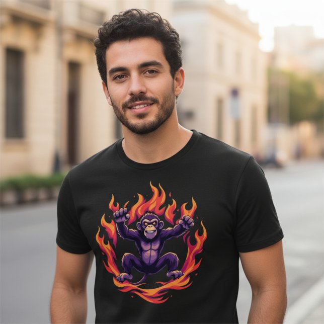 Camiseta Inferno Monkey (Criador carregado)