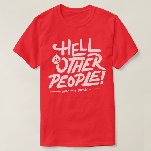 Camiseta Inferno são outras pessoas (Frente do Design)
