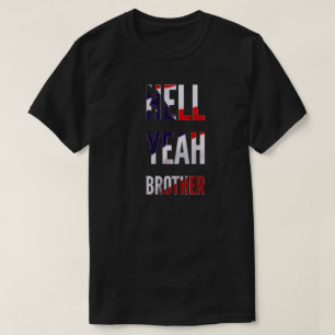 Camiseta Inferno Sim Irmão American Flag