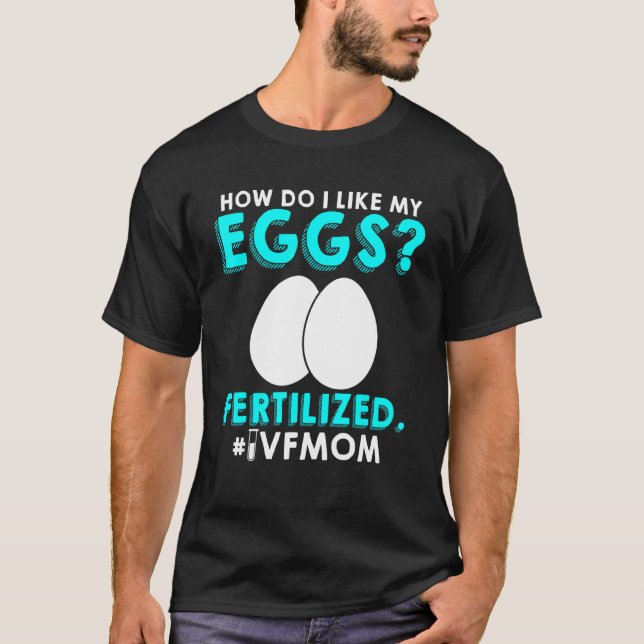 Camiseta Infertilidade no Dia de Transferência da Mãe no Iv (Frente)