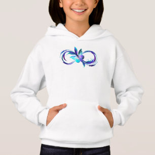Camiseta Infinidade brilhante com borboleta mágica