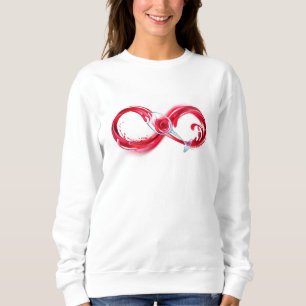 Camiseta Infinidade com vinho tinto