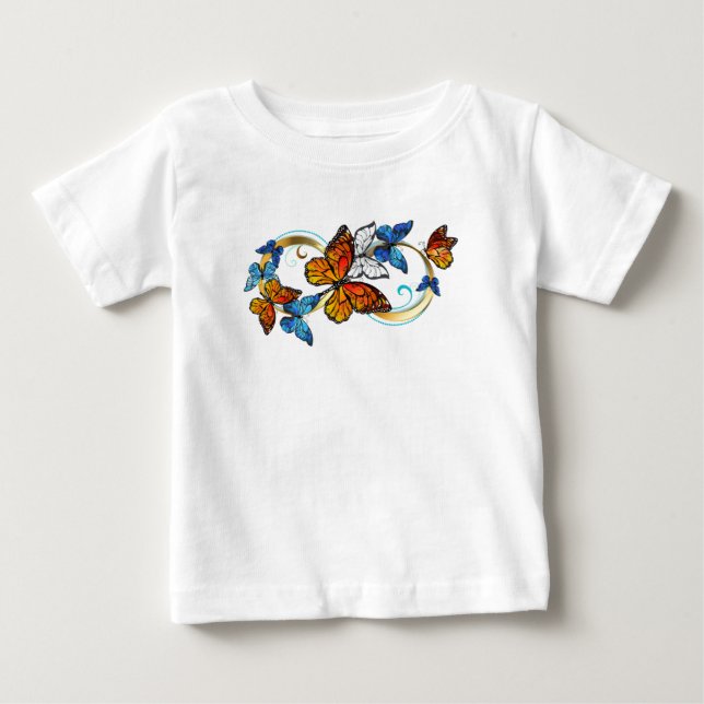 Camiseta Infinidade de Borboletas Monarca (Frente)