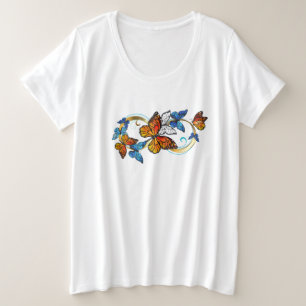 Camiseta Infinidade de Borboletas Monarca