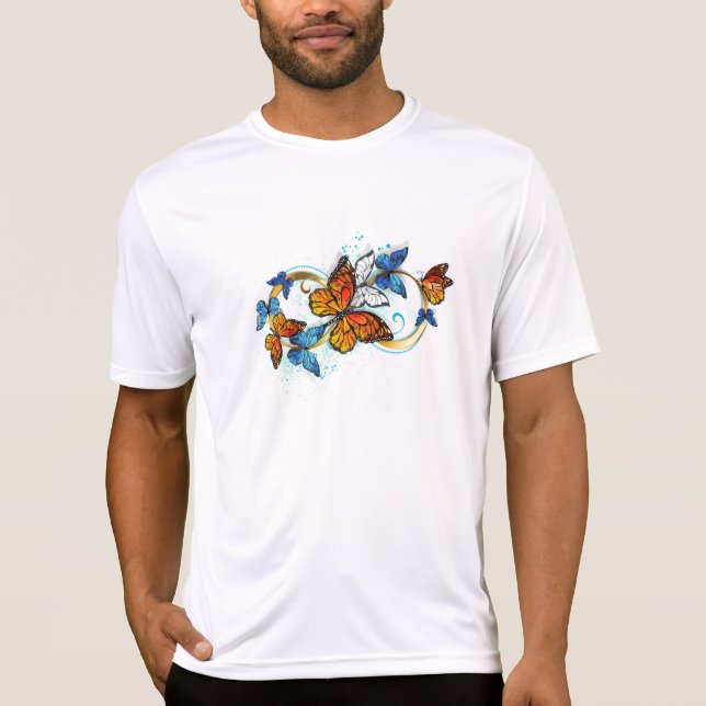 Camiseta Infinidade de Borboletas Monarca (Frente)
