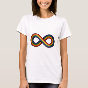 Camiseta Infinidade do arco-íris