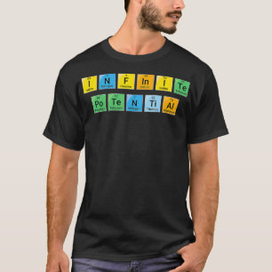 Camiseta Infinita Potencial Mesa Periódica Motivacional