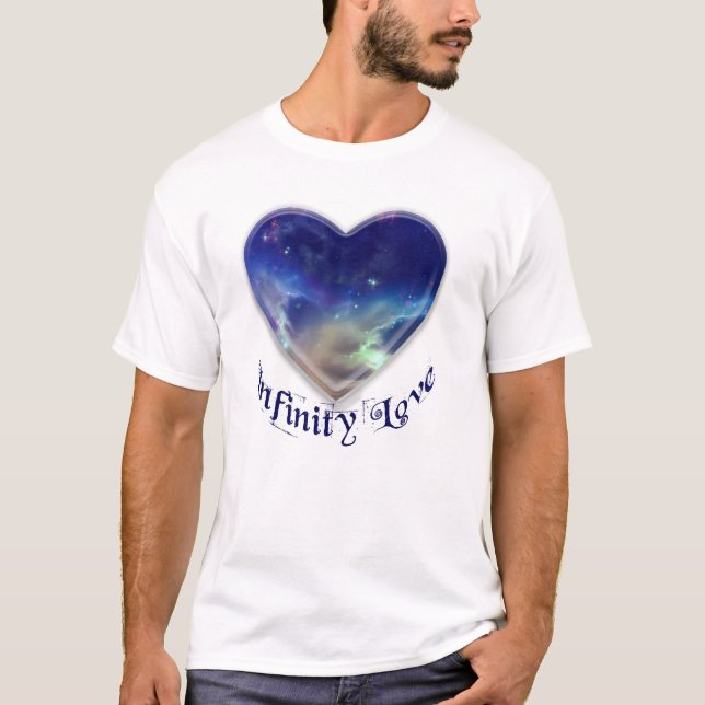 Camiseta Infinite Love - Galaxy Heart (Frente)