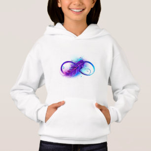 Camiseta Infinito com Pena Roxa